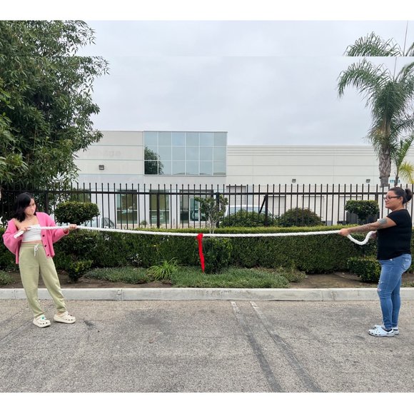 New Tug of War Rope with Flag for Kids Teens Adults Soft Durable Rope Party Game - Picture 2 of 4